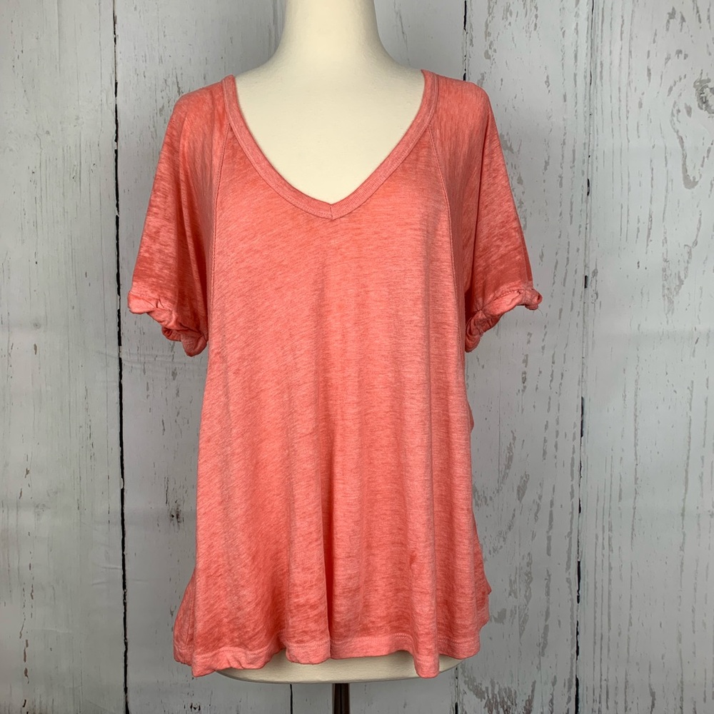 WE THE FREE || Roll Sleeve Slub Tee
